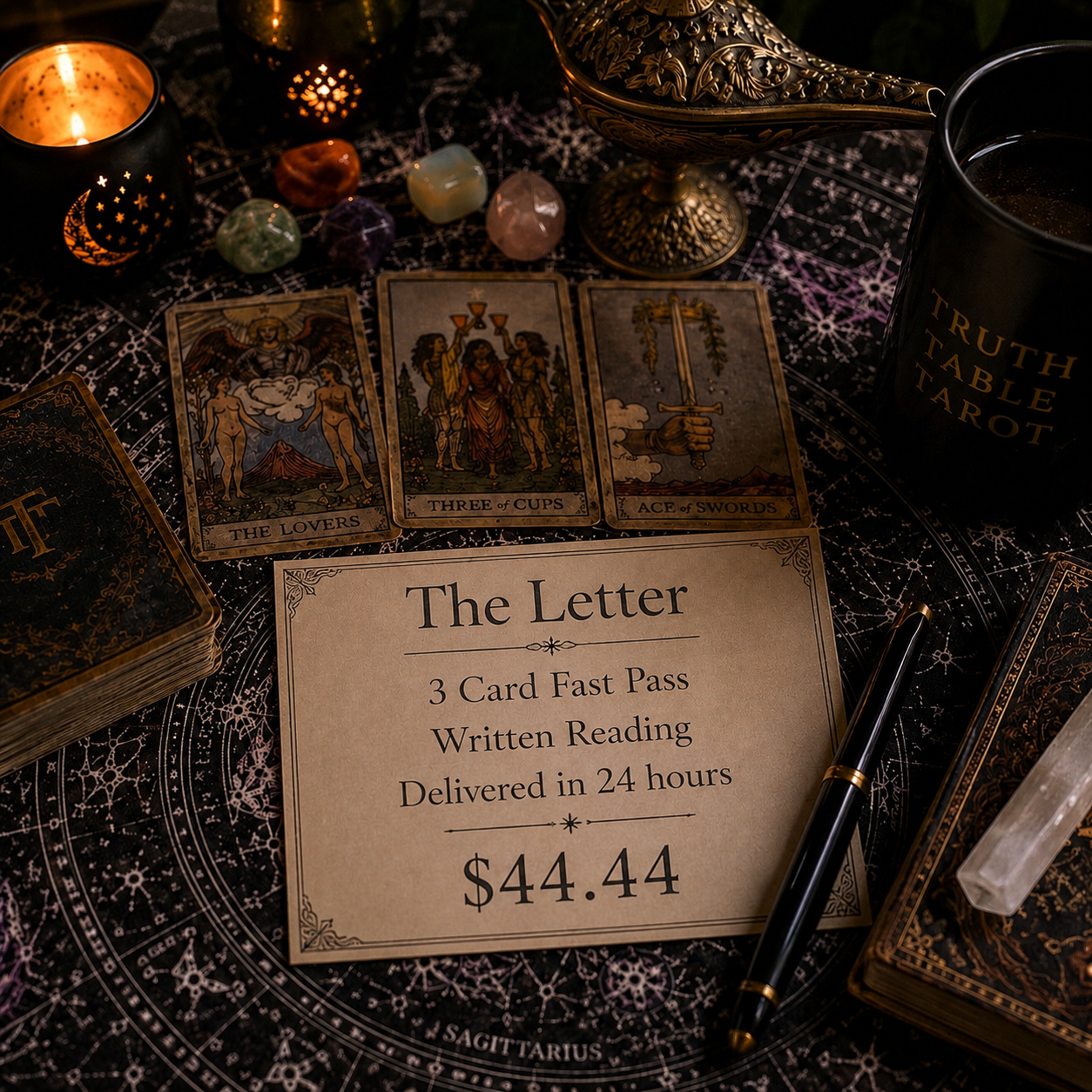 The Letter Truth Table Tarot The Letter Truth Table Tarot